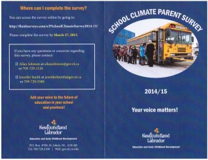 School Climate Survey 2015 - cover