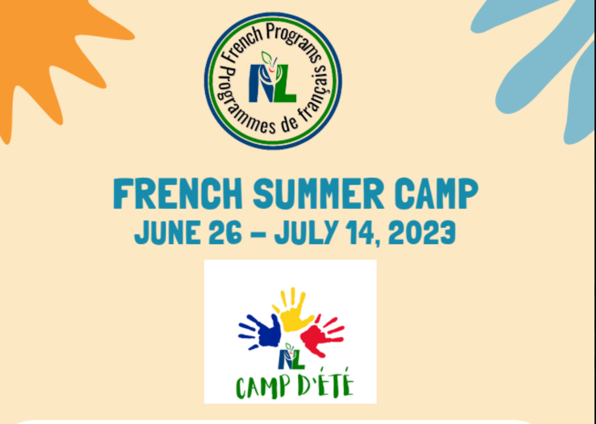 French Camp for Grade 6 Students Macdonald Drive Junior High
